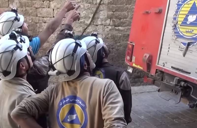 White Helmets filmó un video falso sobre el uso de armas químicas en Idlib