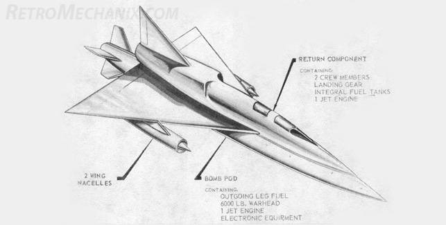 Проект дальнего бомбардировщика Convair GEBO (США)