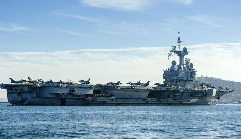 France relocated its aircraft carrier Charles de Gaulle closer to Syria