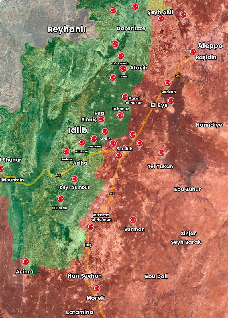 Il y avait un risque que les forces de la 25e Division des forces spéciales de l'AAS pénètrent dans l'environnement turc à Idlib