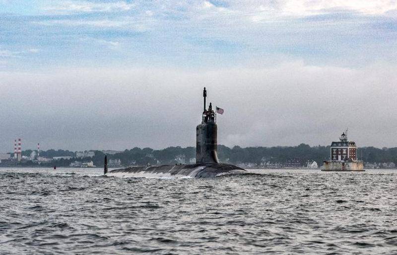 Submarino nuclear polivalente da Marinha dos EUA recebeu danos significativos ao revestimento