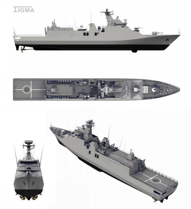 Fregaty projektu SIGMA 10514: modulární škálovatelný design