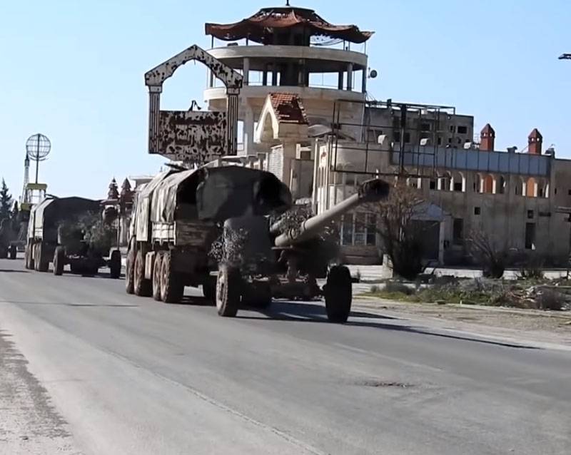 Reinforcements: SAA deployed additional Msta-B tanks and howitzers to Serakib