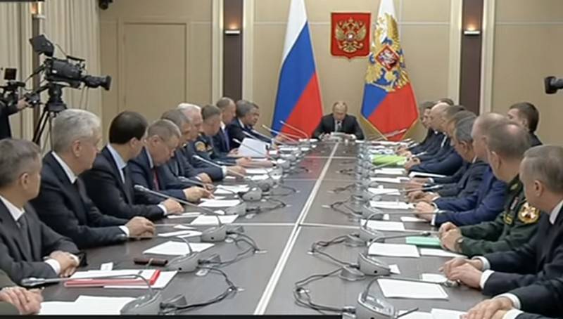 Vladimir Putin held a meeting of the Security Council of the Russian Federation on the situation in Idlib