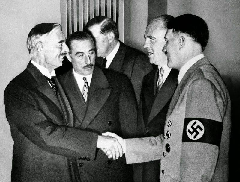 Por que a Inglaterra e a França agiram no interesse de Hitler e dos EUA