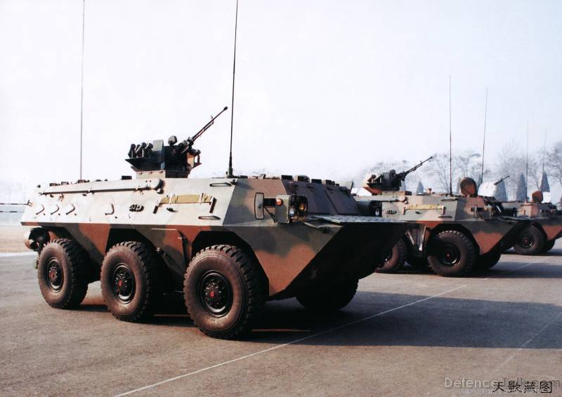Колёсный китайский БТР WZ-551 (Type 92)