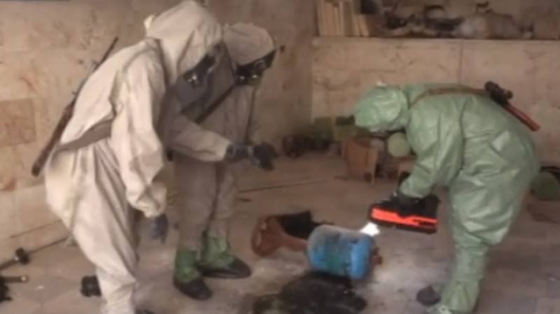 In Saraqib found evidence prepare provocation with chemical weapons