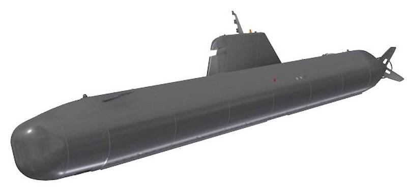 the British Navy ordered the construction of a large unmanned submarine