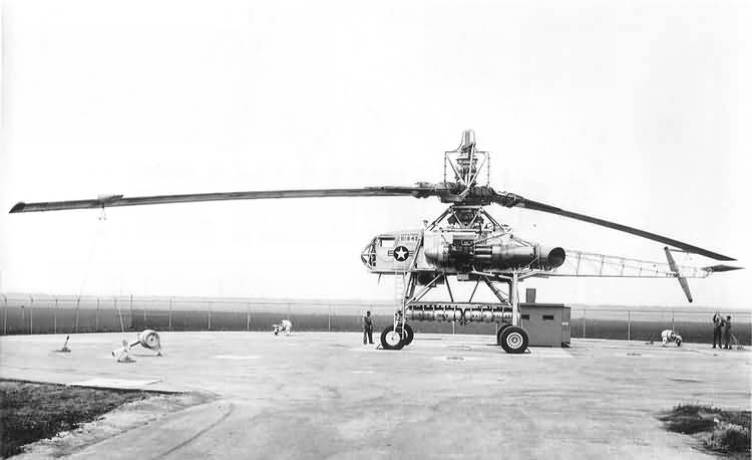 Deneysel helikopter Hughes XH-17. Kayıt başarısız