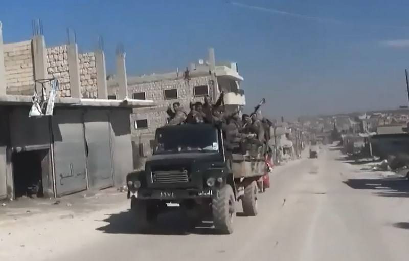 Syria, March 13: a Turkish convoy of trucks and bulldozers entered Idlib