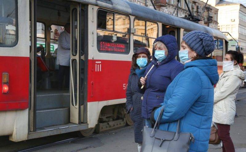 Kiev completely stops public transport