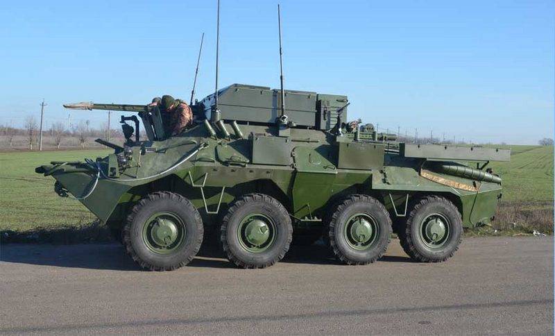 Armed Forces of Ukraine antog en ny KShM K-1450 baserad på BTR-70KSh