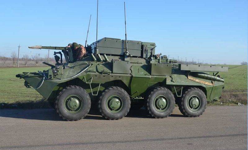 APU는 BTR-1450KSh를 기반으로 새로운 KShM K-70을 채택했습니다.