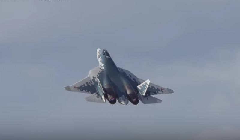 La red tiene un video del luchador de quinta generación Su-57
