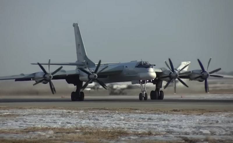 In a Network there was video of the flight of the Tu-95MS accompanied by Japanese fighters