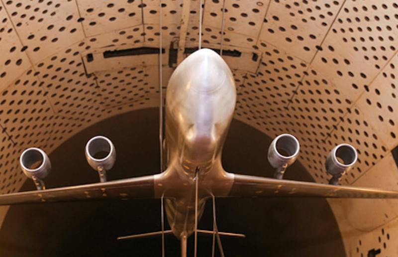 TsAGI has blown up the model of the promising transport aircraft "Elephant"