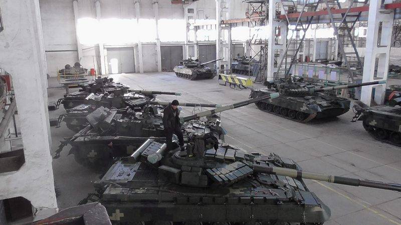 APU received a batch of modernized tanks T-64BV and T-80BV