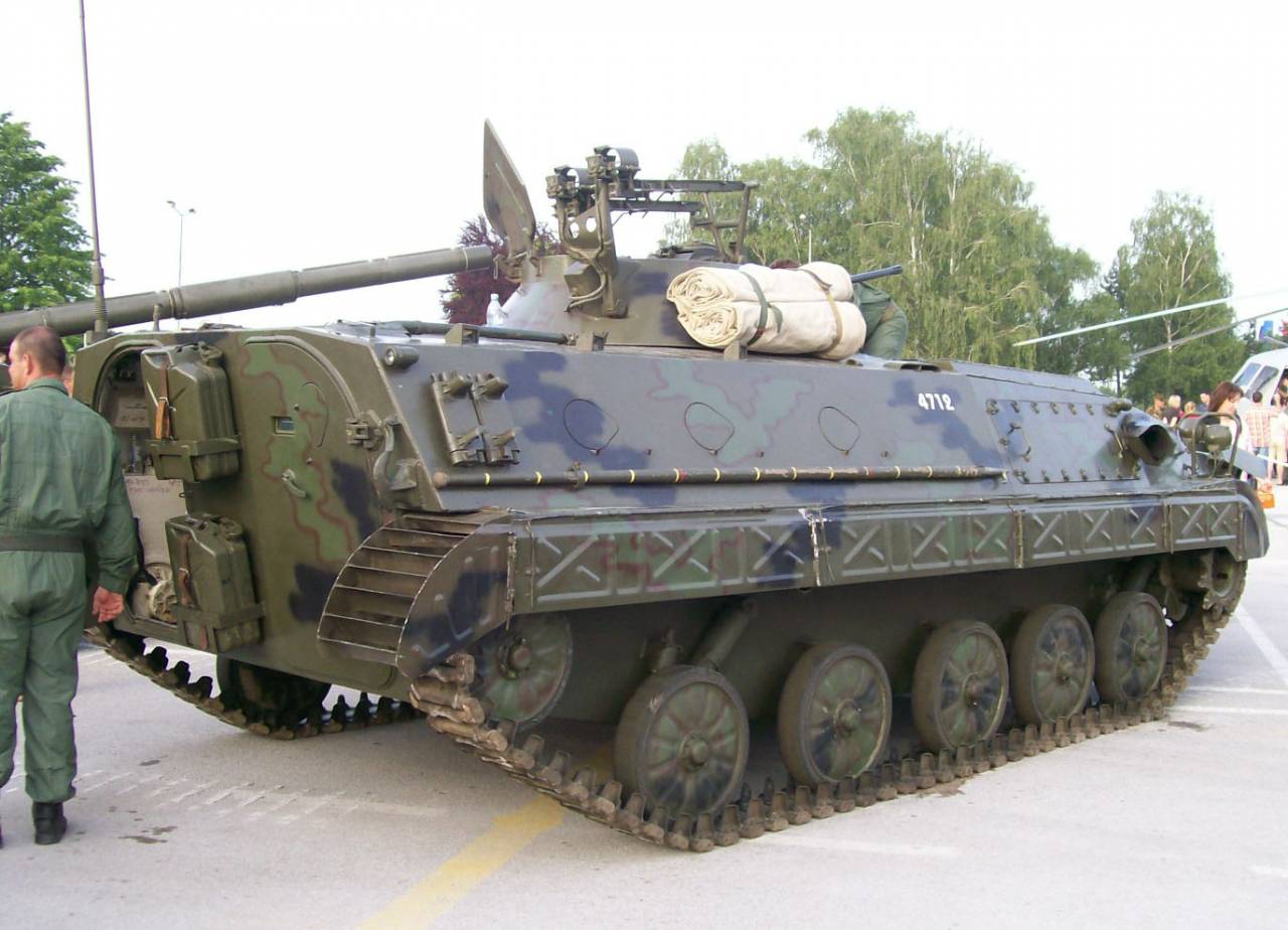 БМП BVP M-80 сухопутных войск Хорватии. 