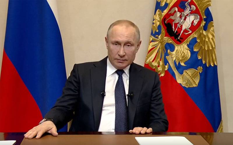 Today Putin will again address the nation