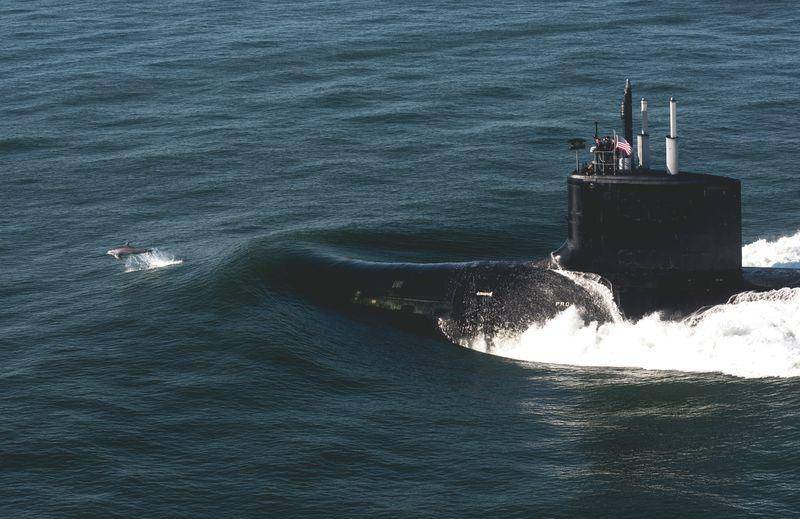 In the United States launched the eighteenth-nuclear submarine of the Virginia class