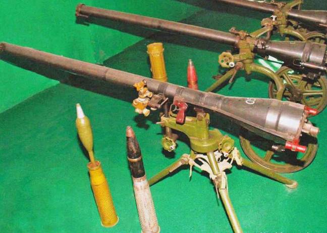 Chinese clones of American recoilless guns