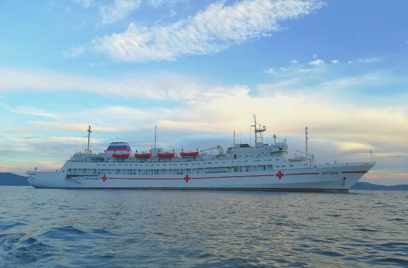 Shoigu instructed to increase the capacity of the floating hospital "Irtysh"