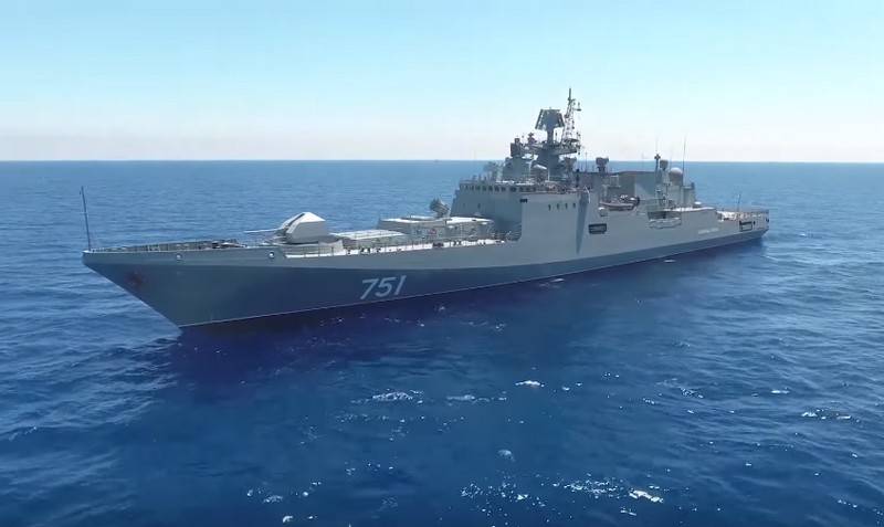 Russia returns two frigates from the Mediterranean Sea at once