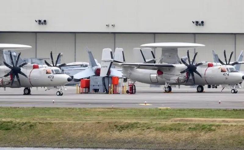 Japan has two AWACS aircraft E-2D Advanced Hawkeye