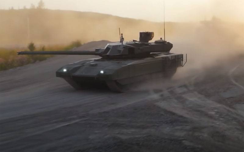 A video appeared on the Web with a hint of the superiority of the Abrams tank over the T-14 Armata for stabilization