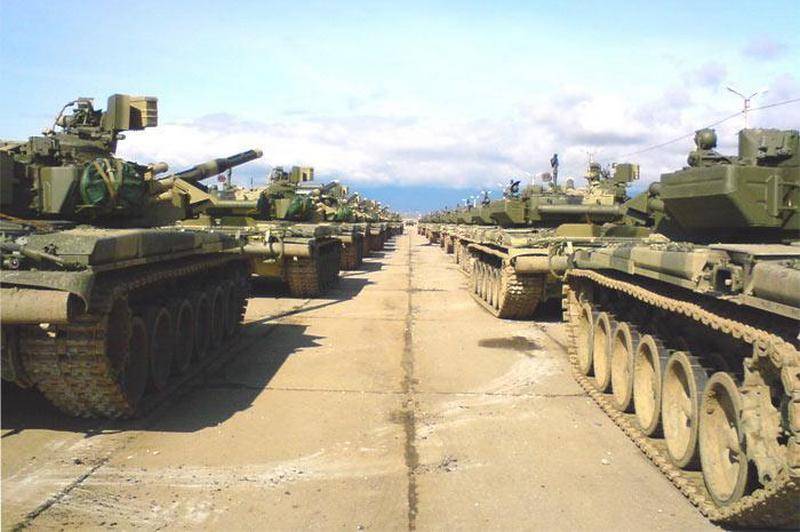 O primeiro T-90A vai para a modernização da Abkhazia