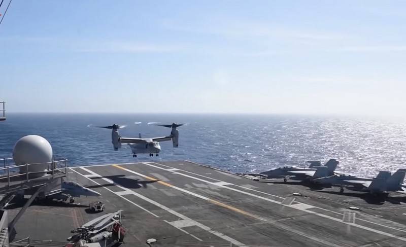 U.S. Navy tested CMV-22B transport convertiplane for range