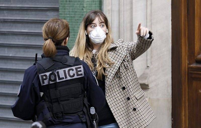 Violazione della quarantena segnalata in Francia