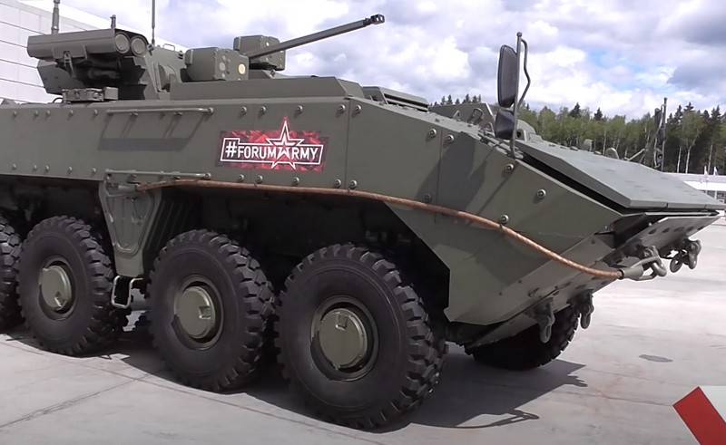 Russia has begun the promotion for the export of armored vehicles on the platform 