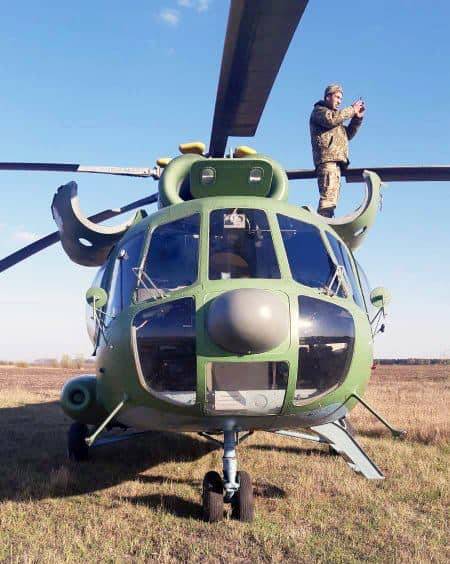 the cause of the forced landing of the helicopter of the Ukrainian air force in a field near Kiev