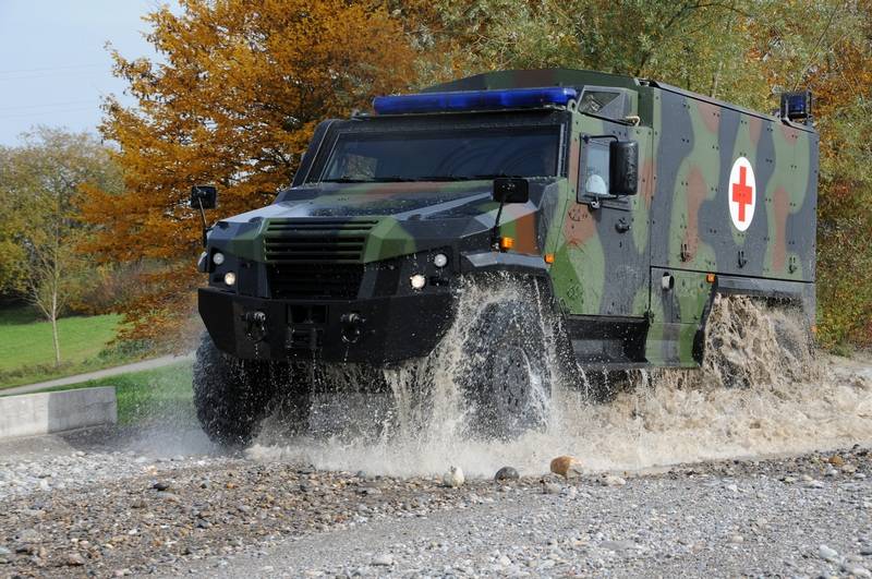 La Bundeswehr achète des voitures blindées médicales Eagle 6x6