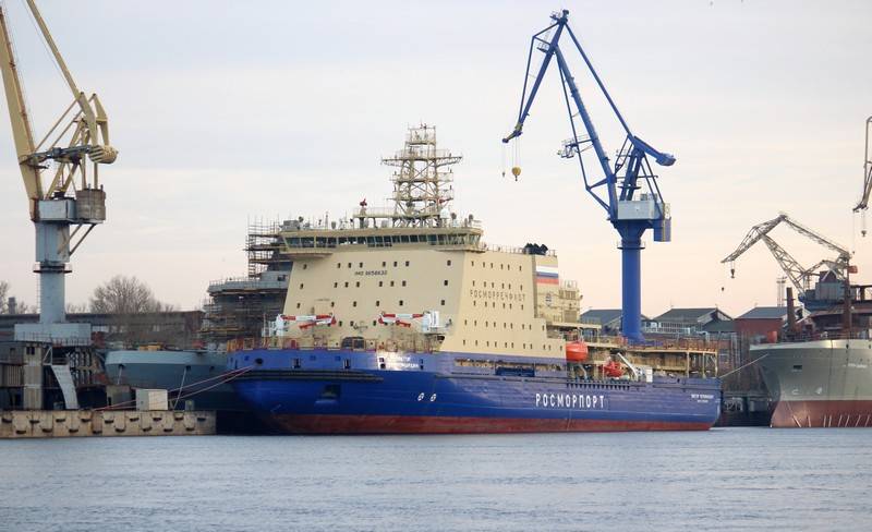 The preliminary deadlines for the delivery of the Viktor Chernomyrdin icebreaker became known