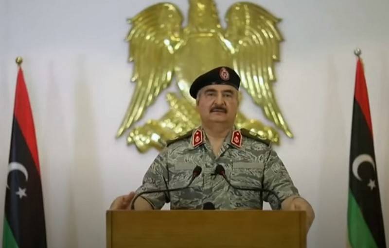 أعلن الجيش الوطني الليبي حفتر تعليق الأعمال العدائية