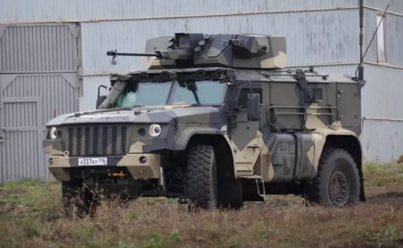 La voiture blindée K4386 "Typhoon-Airborne" passe des tests d'état