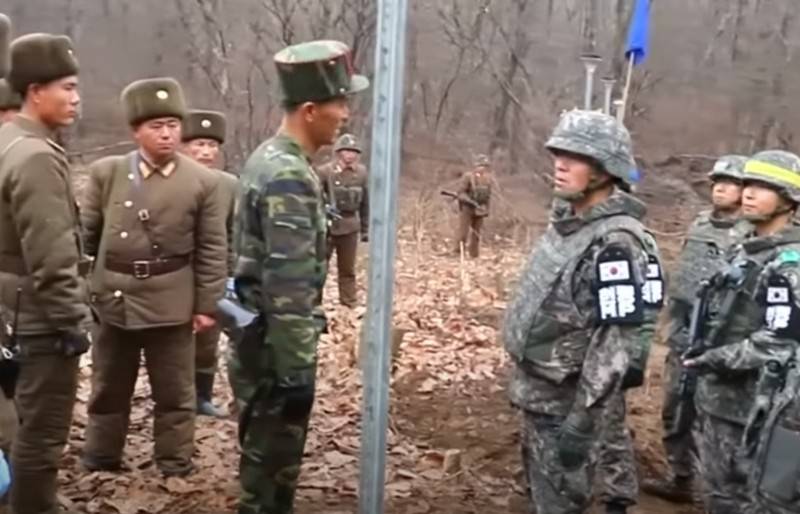 En la frontera de la RPDC y Corea del Sur, se dispararon