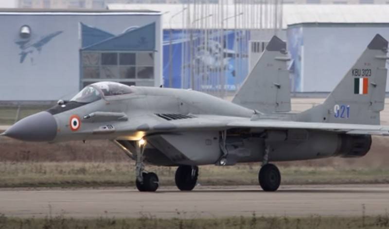 Força Aérea Indiana perdeu outro caça MiG-29