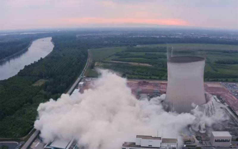 Germany showed a controlled erosion of infrastructure previously stopped nuclear power plant