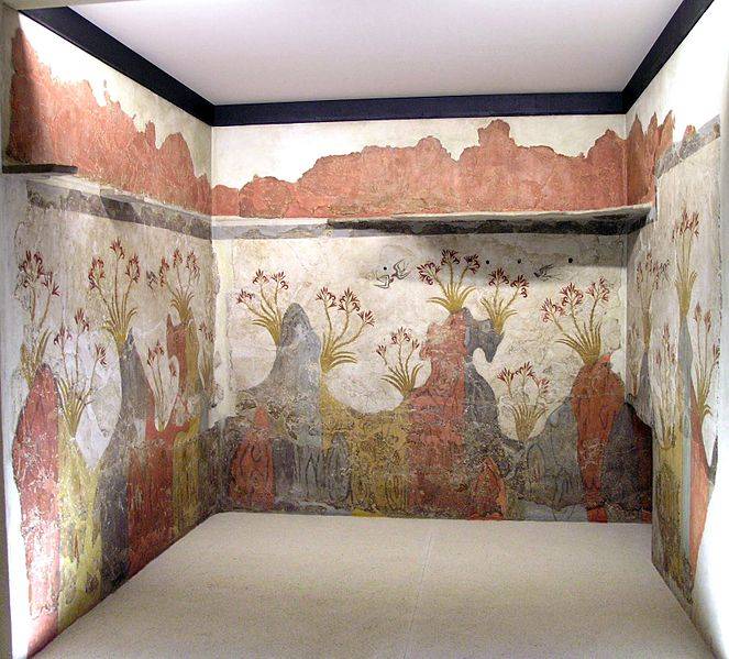 "Minoan Pompeji": en mystisk stad på en mystisk ö