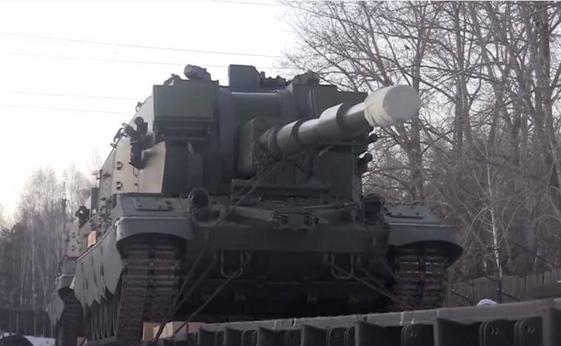 The party of self-propelled guns "Coalition-SV" entered service with the Ground Forces