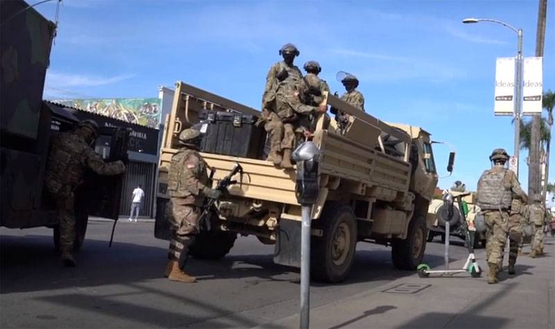 Los Angeles has become one of the centers of street protests in the United States: the National guard is blocking the street