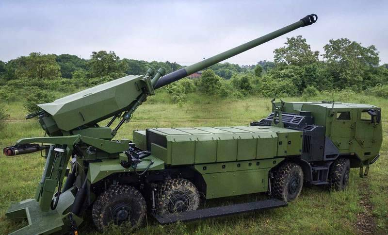 Czech Republic changes of domestic self-propelled howitzers in French