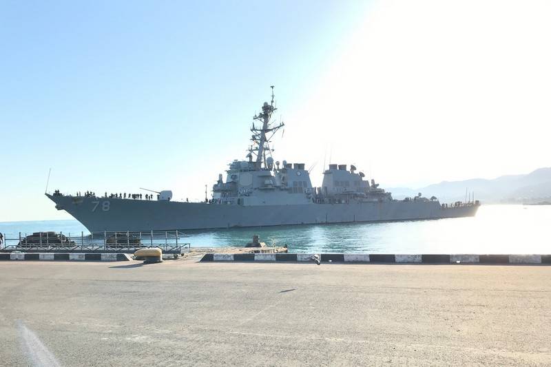 What is he looking for in a distant land: the American destroyer visited Batumi for the third time