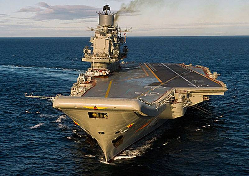 El portaaviones Almirante Kuznetsov ya no fumará