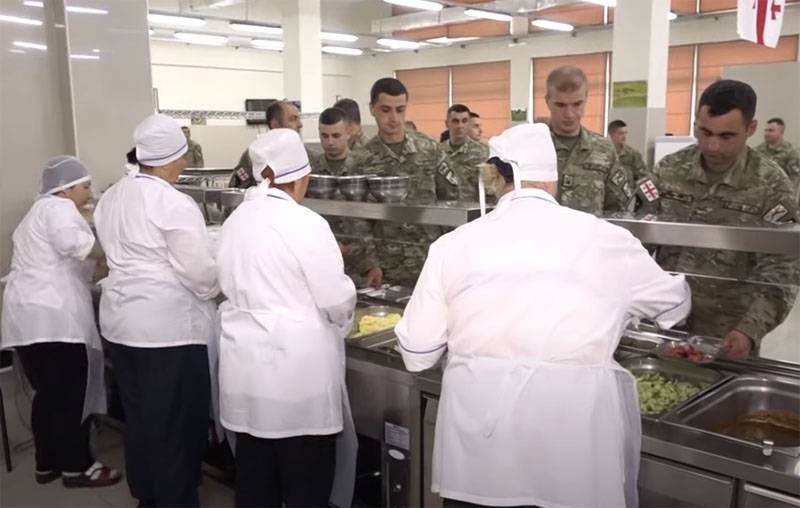 Gürcistan'da, restoran şefleri ordu kantinlerindeki menüyü çeşitlendirmeye yardımcı olacak