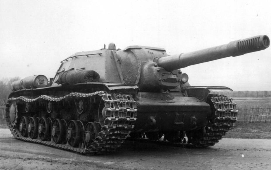 Противотанковые возможности советских самоходных артиллерийских установок СУ -152 и ИСУ-152