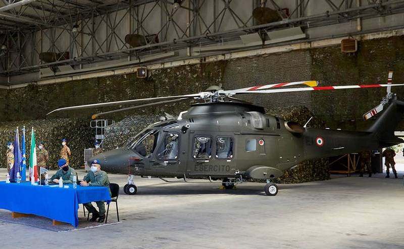 The Italian army received the first training helicopter AW169